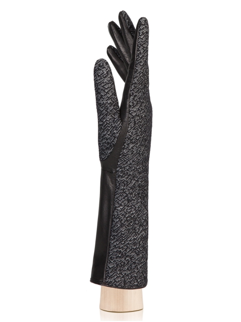 Длинные перчатки LB-02076 01-00019999, цвет черный, размер 7.5 - фото 2