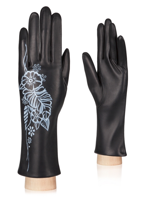Длинные перчатки F-IS0031 01-00026417, цвет черный, размер 7