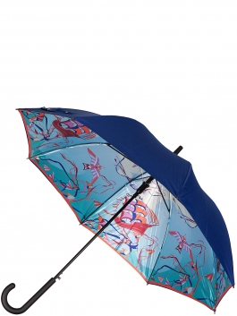Зонт-трость ELEGANZZA T-05-0379D 01-00026838, цвет голубой, размер D101 L86