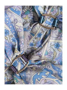 Бижутерия для платков ELEGANZZA 28A-F1003 01-00013216, цвет голубой - фото 2