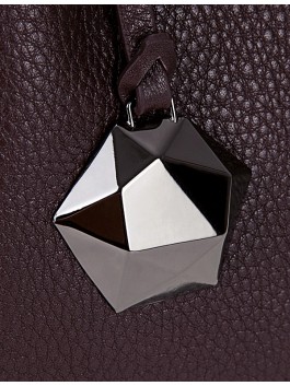 Женская сумка на руку Palio 13684A1-2 01-00023404, цвет серо-коричневый, размер 33х14х24 - фото 3