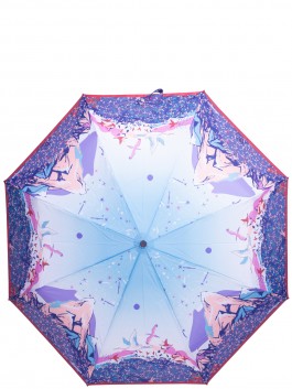 Зонт-автомат ELEGANZZA A3-05-0466LS 01-00029165, цвет фиолетовый, размер D104 L30 - фото 1