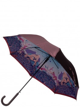 Зонт-трость ELEGANZZA T-05-0466D 01-00029217, цвет фиолетовый, размер D101 L86