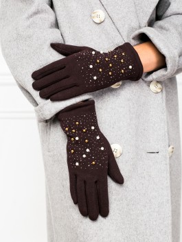 Fashion перчатки Labbra LB-PH-91 01-00027344#BZ, цвет коричневый, размер BZ - фото 2
