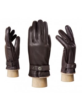 Классические перчатки ELEGANZZA HS200100sherst 00109632, цвет коричневый, размер 8