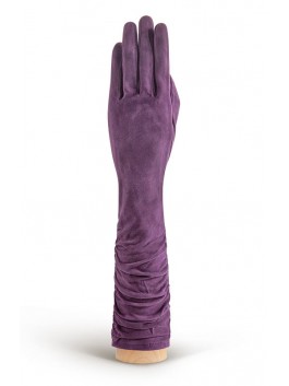 Длинные перчатки IS02010shelk 00112182, цвет фиолетовый, размер 6