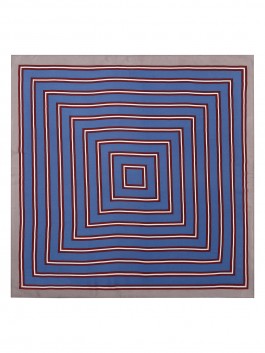 Шейный платочек ELEGANZZA SS03-8041 01-00032415, цвет синий, размер 53х53 - фото 2