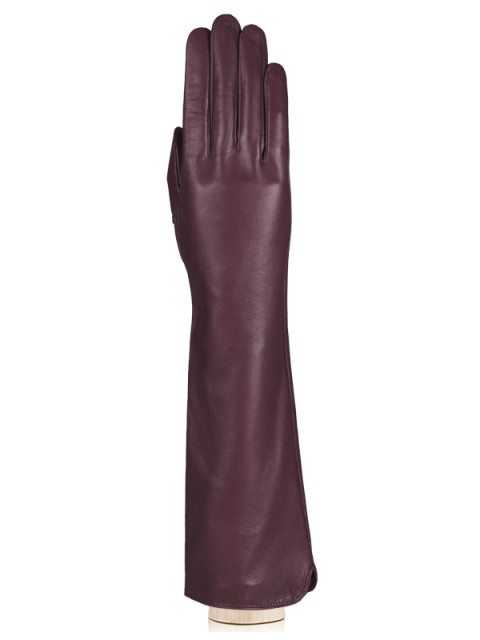 Длинные перчатки LB-2002shelk 01-00008137, цвет бордовый, размер 7