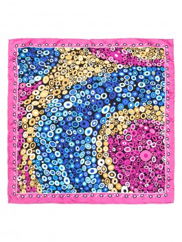 Шейный платочек ELEGANZZA E04-7238 01-00034157, цвет розовый, размер 53х53 - фото 2